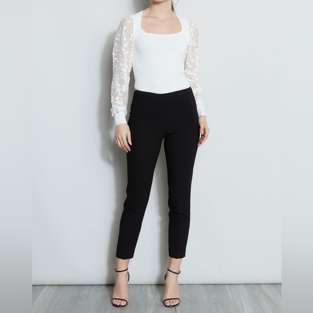 Elie Tahari Marcia Pant in Black